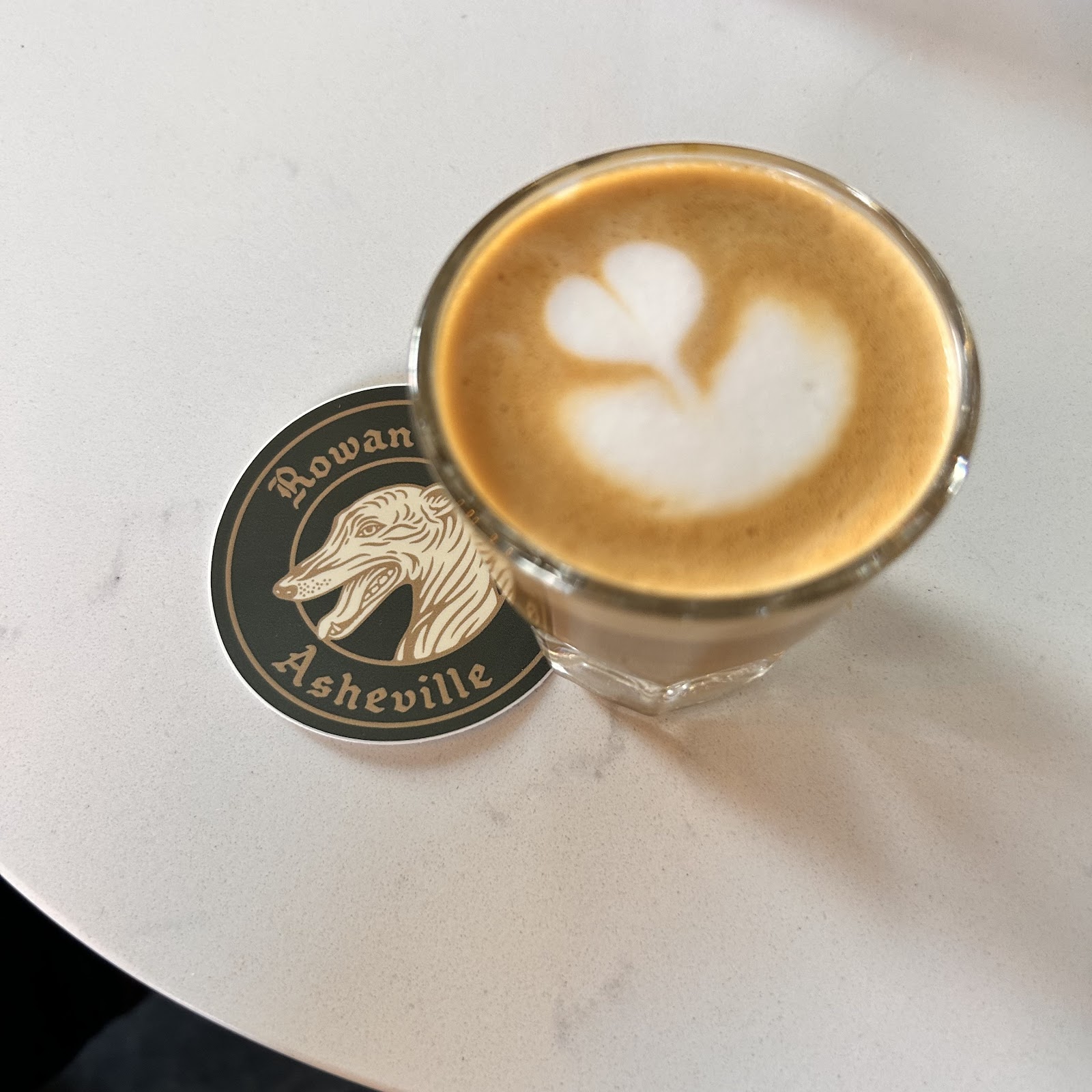 Pastries and coffee at Rowan Coffee